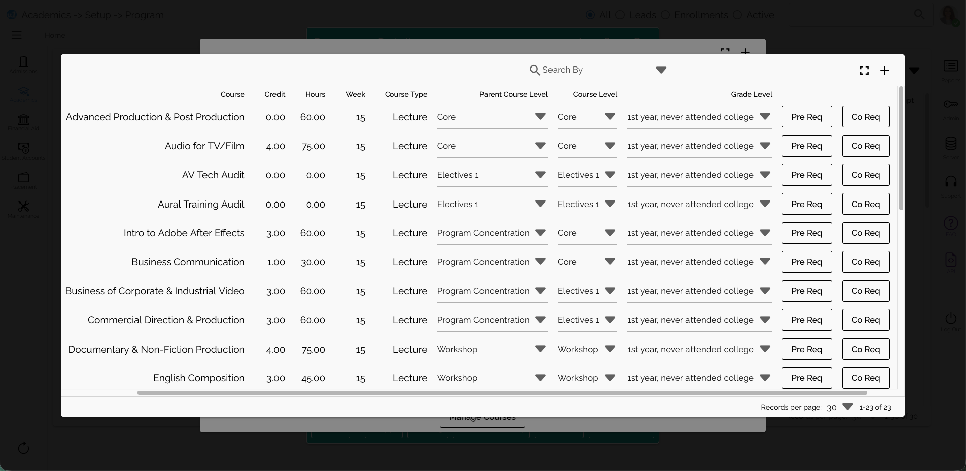 Curriculum Structure and Requirements